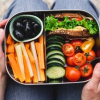 woman having healthy lunch - food stock pictures, royalty-free photos & images