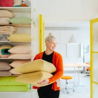 woman working in shop - home decoration stock pictures, royalty-free photos & images