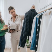 women working at a store - fashion stock pictures, royalty-free photos & images