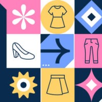 womenswear web banner design - fashion stock illustrations
