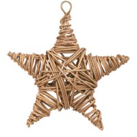 wooden wicker star, christmas tree toy isolated on white background - home decoration stock pictures, royalty-free photos & images