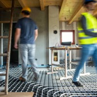 working at construction site in blurred motion - home decoration stock pictures, royalty-free photos & images