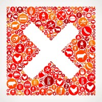 x marks barbecue party symbol muster hintergrund - junk food stock-grafiken, -clipart, -cartoons und -symbole