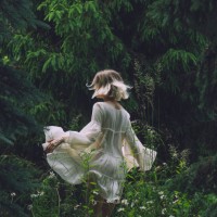 young beautiful woman in action at nature - fashion stock pictures, royalty-free photos & images