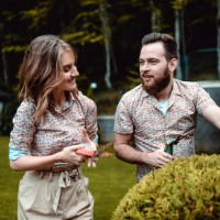 young couple learning about horticulture - garden decoration stock pictures, royalty-free photos & images