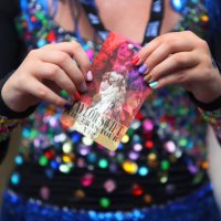 Young fan displays her ticket for Taylor Swift's first Sydney concert outside Accor Stadium on February 23, 2024 in Sydney, Australia. Taylor Swift's...