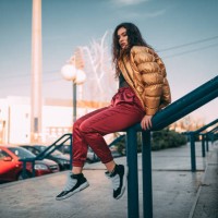 young fashionable woman in the city street - fashion stock pictures, royalty-free photos & images