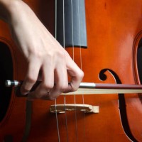 young girl playing cello, close-up. - concert stock pictures, royalty-free photos & images