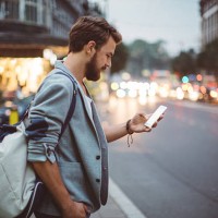 young man on the streets of big city. - fashion stock pictures, royalty-free photos & images