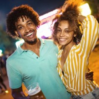 young people at a concert. - concert stock pictures, royalty-free photos & images