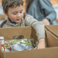 young volunteer - food stock pictures, royalty-free photos & images