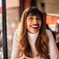 young woman in a cafeteria - hairstyle stock pictures, royalty-free photos & images