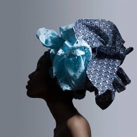young woman wearing head tie - fashion stock pictures, royalty-free photos & images