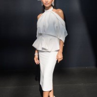 Zendaya attends the Ralph & Russo Haute Couture Fall/Winter 2017-2018 show as part of Haute Couture Paris Fashion Week on July 3, 2017 in Paris,...
