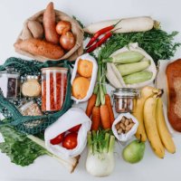 zero waste shopping concept - food stock pictures, royalty-free photos & images