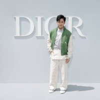 Zhou Guanyu attends the Dior Homme Menswear Spring/Summer 2024 show as part of Paris Fashion Week on June 23, 2023 in Paris, France.