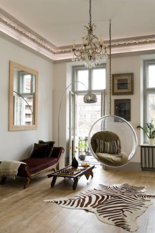 19th century warsaw mansion block apartment - home decoration stock pictures, royalty-free photos & images