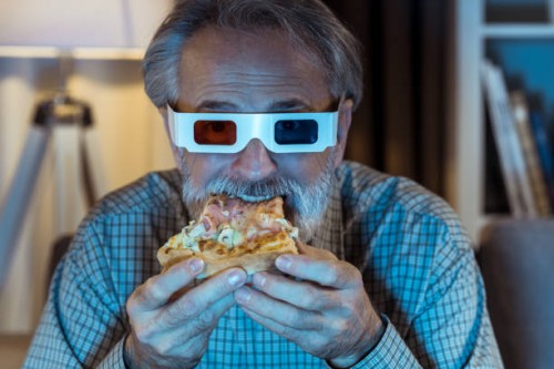 3d movie - junk food stock pictures, royalty-free photos & images