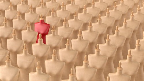 3d rendering, display figures, outsider, red - fashion stock illustrations