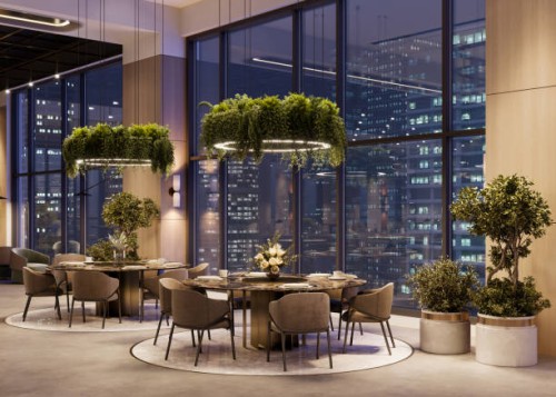 3d rendering of a luxurious restaurant interior - home decoration stock pictures, royalty-free photos & images