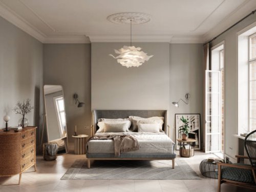 3d rendering of small bedroom - home decoration stock pictures, royalty-free photos & images