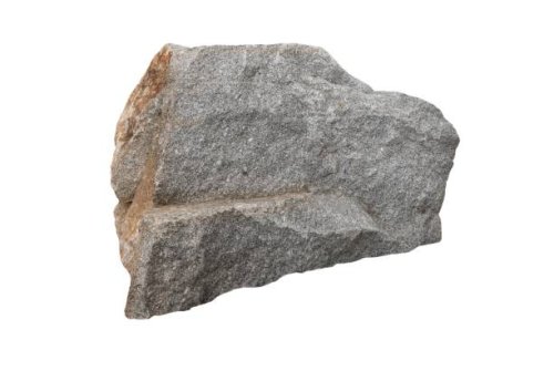 a rough stone isolated on white - garden decoration stock pictures, royalty-free photos & images