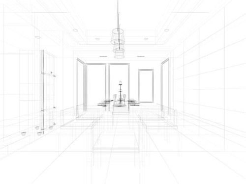 abstract architecture kitchen 7 - home decoration stock pictures, royalty-free photos & images