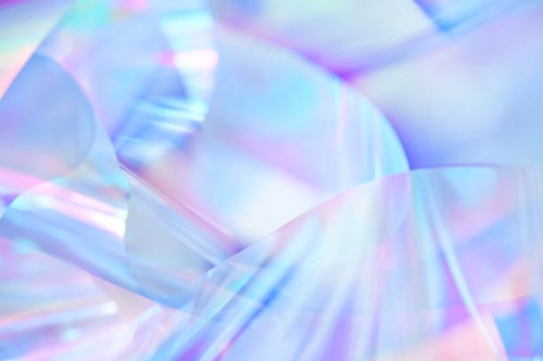 abstract ethereal blurred pastel blue, purple, lavender, pink holographic metallic foil background - fashion stock pictures, royalty-free photos & images