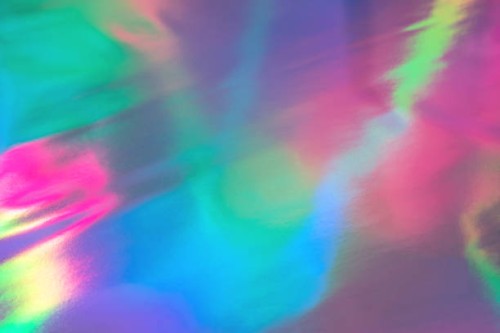 abstract neon blue, purple, green, pink glowing holographic foil texture. futuristic, retro, glowwave, acidwave, 80s, 90s, y2k, disco, rave background. - fashion stock pictures, royalty-free photos & images