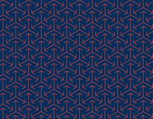 abstract seamless japanese arrow pattern - fashion stock illustrations