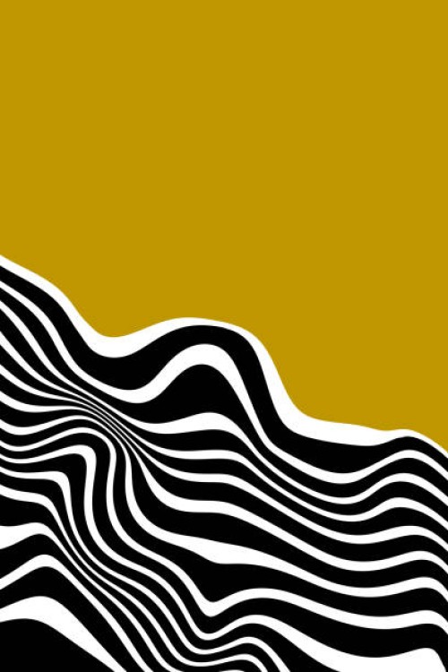 abstract white and black lines design on yellow background. pattern with optical illusion. abstract 3d geometrical background - fashion stock pictures, royalty-free photos & images