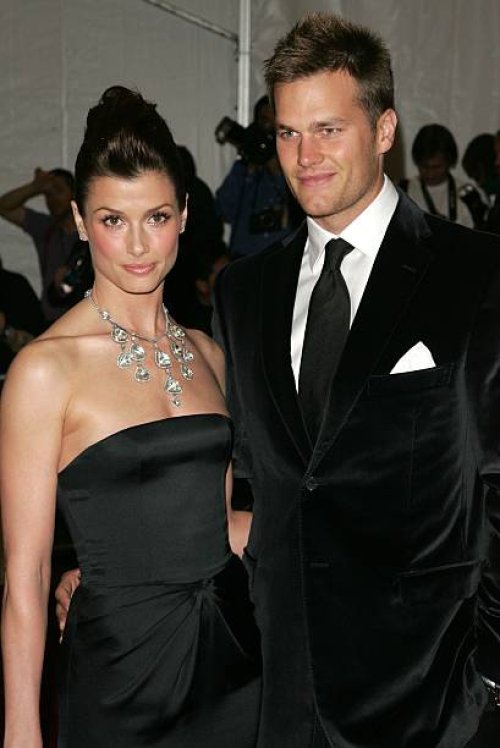 Actress Bridget Moynahan and football player Tom Brady of the New England Patriots attend the Metropolitan Museum of Art Costume Institute Benefit...