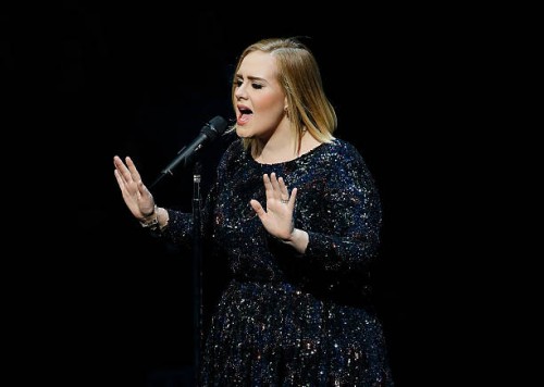 Adele performs in concert at the Toyota Center on November 8, 2016 in Houston, Texas.