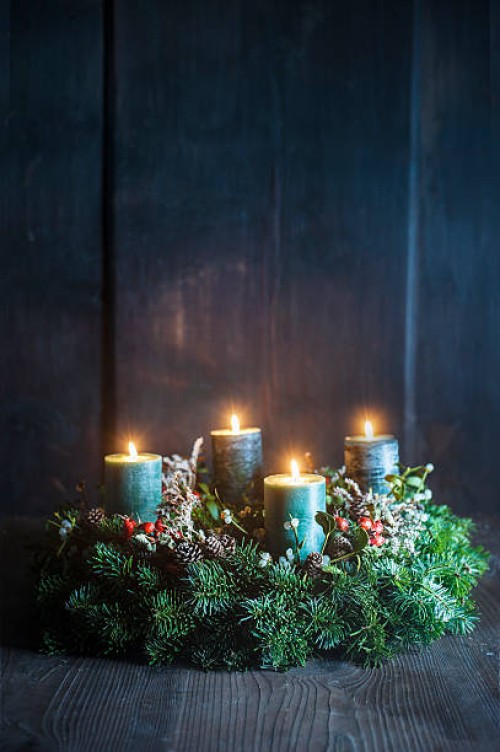 advent wreath - home decoration stock pictures, royalty-free photos & images
