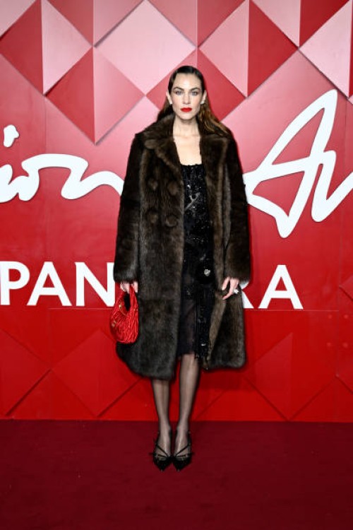 Alexa Chung attends The Fashion Awards 2024 presented by Pandora at the Royal Albert Hall on December 02, 2024 in London, England.