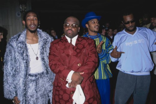 American hip hop group Goodie Mob attend the party for 1998 Billboard Music Awards, held at the MGM Grand Hotel & Casino in Las Vegas, Nevada, 6th...