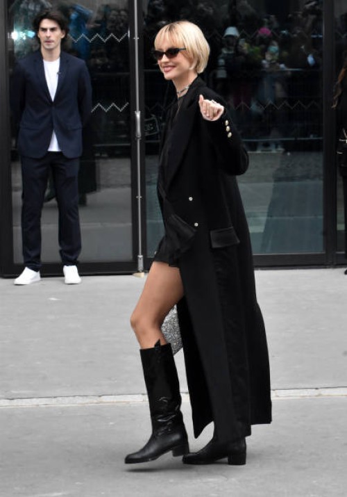 Angele attends the Chanel Womenswear Fall/Winter 2024-2025 show as part of Paris Fashion Week on March 05, 2024 in Paris, France.