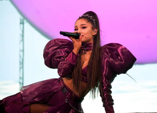 Ariana Grande performs at Coachella Stage during the 2019 Coachella Valley Music And Arts Festival on April 21, 2019 in Indio, California.