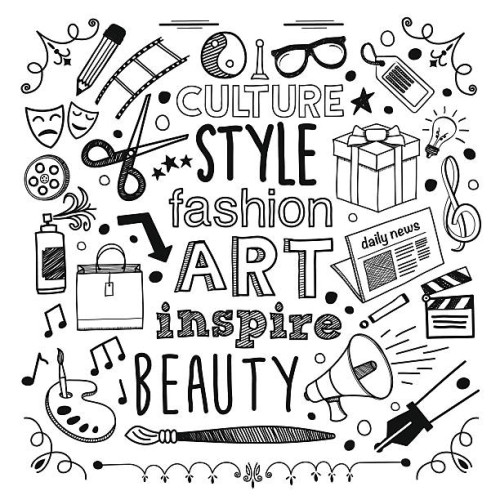 art - fashion stock illustrations