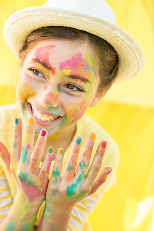 art des leçons pour les enfants - nails art photos et images de collection