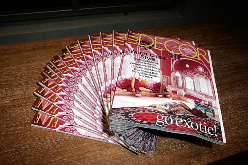 Atmosphere during Elle Decor and Metropolitan Home Magazine Celebrate Amanda Pays' New Home-Furnishings Collection at Directions at H.D. Buttercup in...