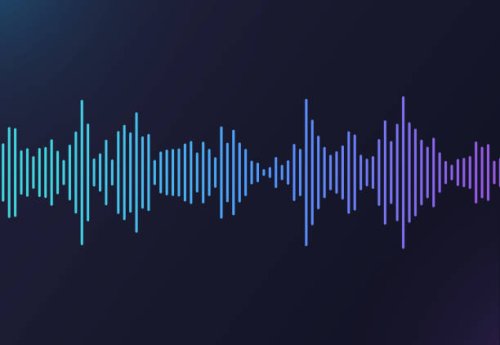 audio line podcast sound wave form gradient - concert stock illustrations