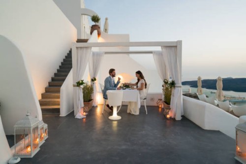 authentic wealth - dinner for two on private porch - travel stock pictures, royalty-free photos & images