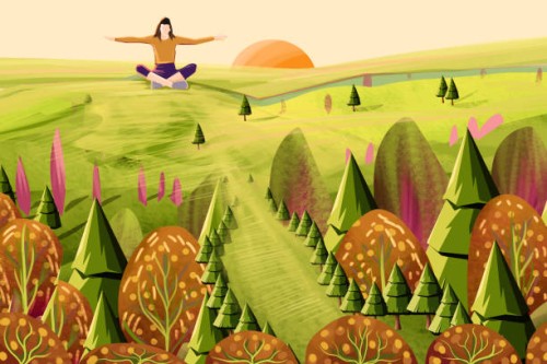 autumn in me - garden decoration stock illustrations