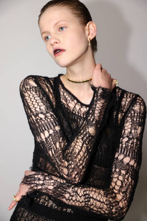 Backstage at Christian Dior Ready To Wear Spring 2024 held at the Jardin des Tuileries on September 26, 2023 in Paris, France.