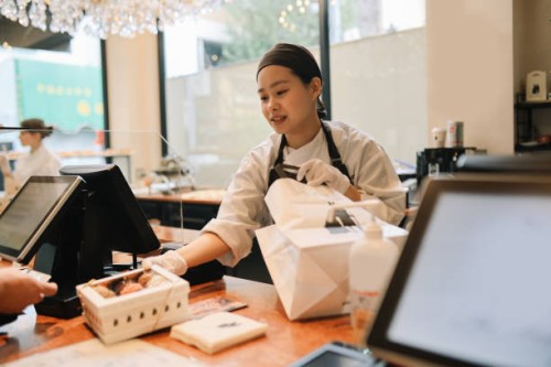 bakery small business in tokyo, japan - junk food stock pictures, royalty-free photos & images