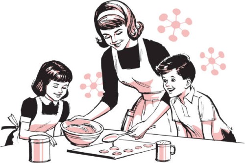 baking - junk food stock illustrations