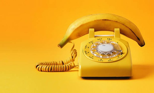 banana phone - food stock pictures, royalty-free photos & images