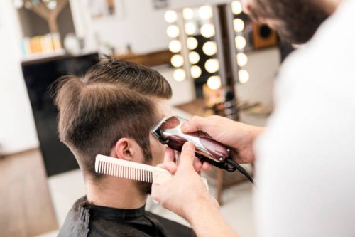 barber shop - hairstyle stock pictures, royalty-free photos & images