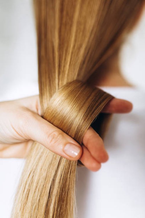 beautiful healthy long hair. - hairstyle stock pictures, royalty-free photos & images